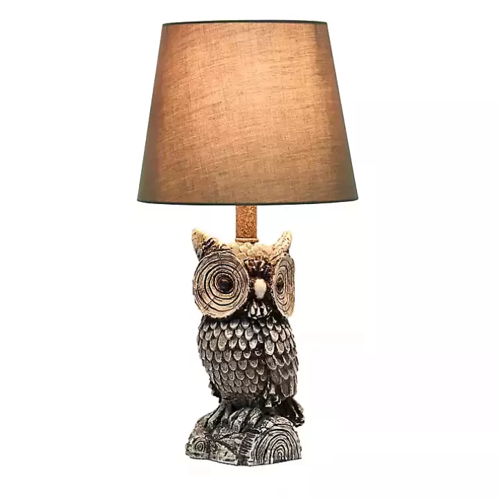 Shop Brown Owl and Shade Table Lamp Table Lamps