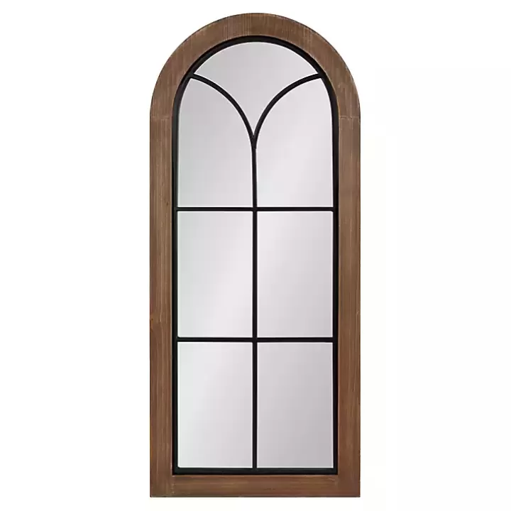 Clearance Windowpane Arch Geoffrey Mirror Decorative Mirrors