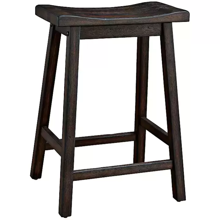 New Wood Rectangular Counter Stools, Set of 2 Bar Stools & Counter Height Stools