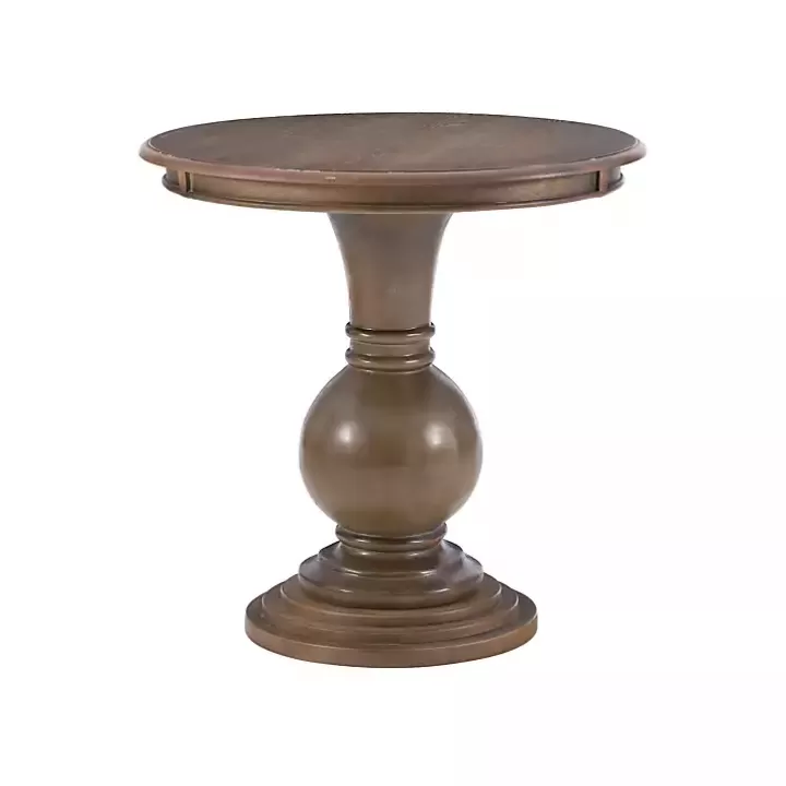 Online Wood Round Base Side Table Accent & End Tables
