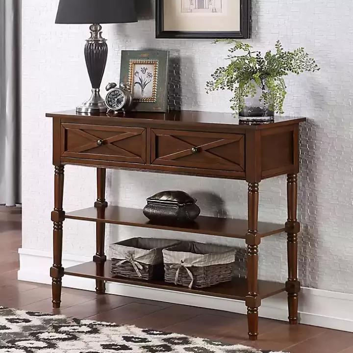 Outlet Wood Traditional Console Table Console Tables