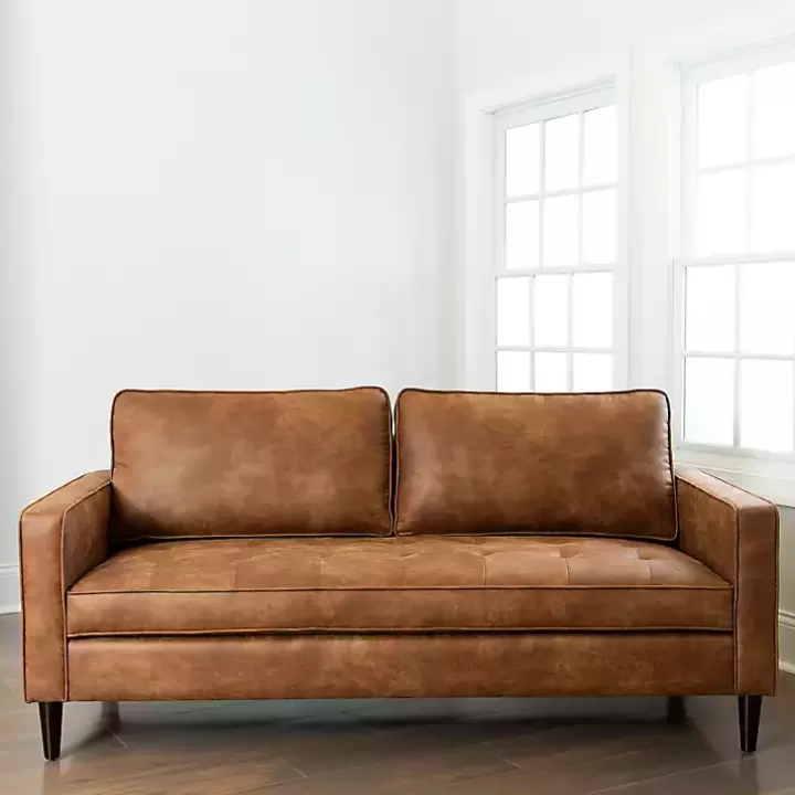 Flash Sale Wyatt Faux Leather Sofa Sofas & Loveseats