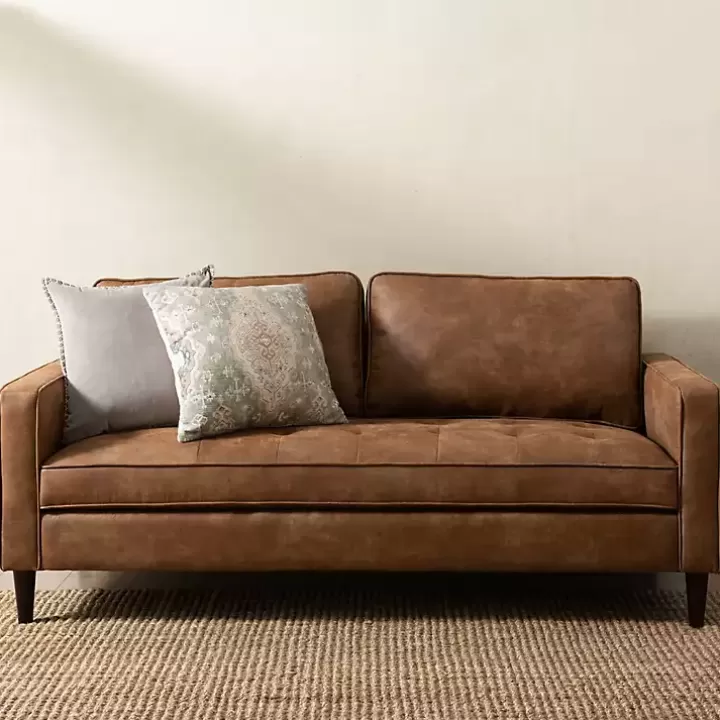 Flash Sale Wyatt Faux Leather Sofa Sofas & Loveseats