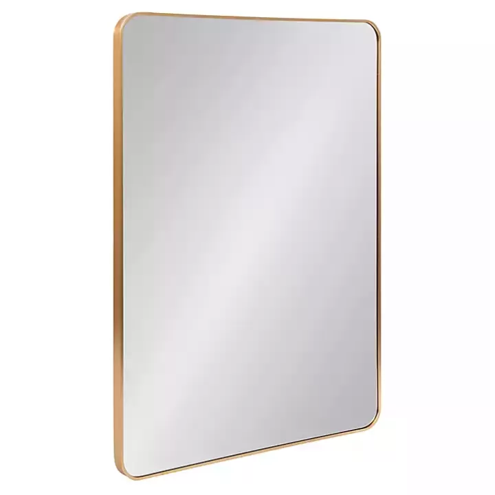 Online Brushed Gold Sada Wall Mirror Decorative Mirrors