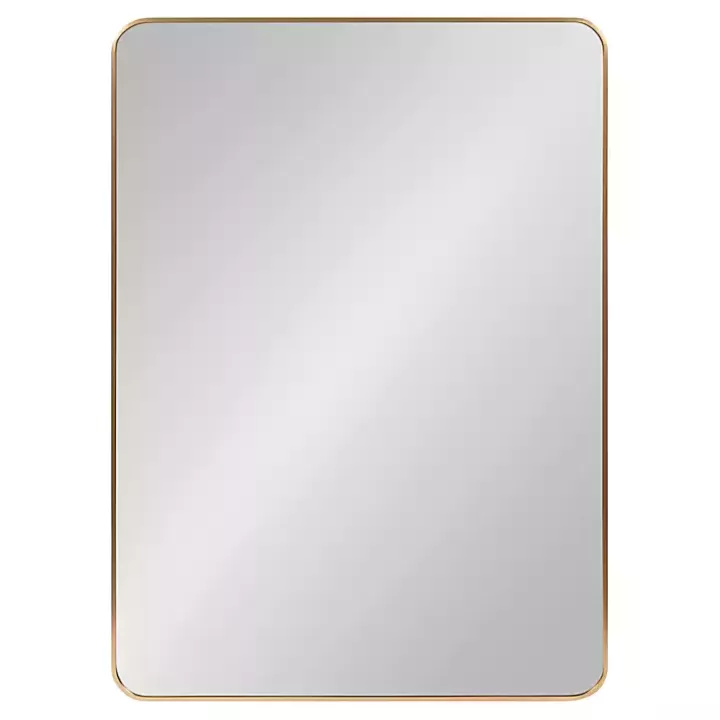Online Brushed Gold Sada Wall Mirror Decorative Mirrors