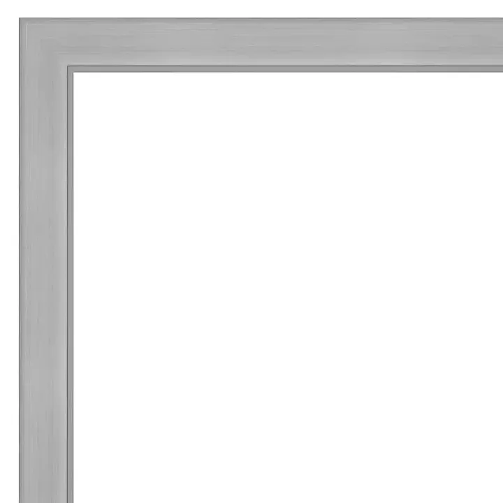 Outlet Brushed Nickel Modern Decorative Wall Mirror Framed Mirrors