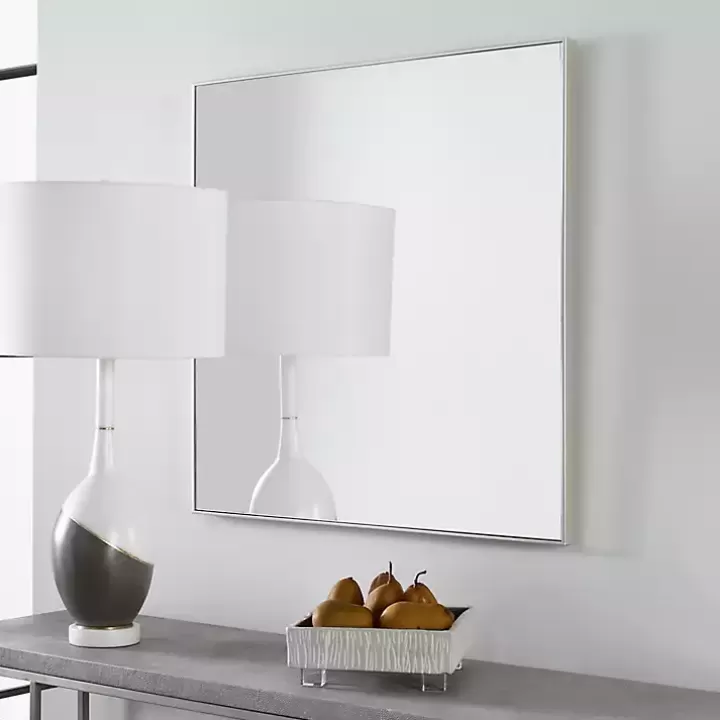 Best Sale Brushed Metal Square Framed Mirror Decorative Mirrors