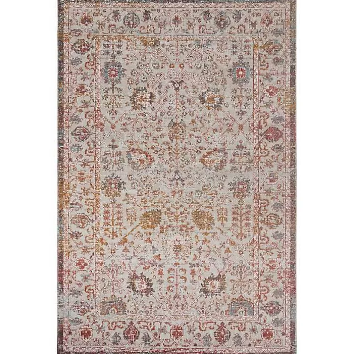 Sale Budding Bohemian IndoorOutdoor Area Rug, 8x10 Outdoor Rugs