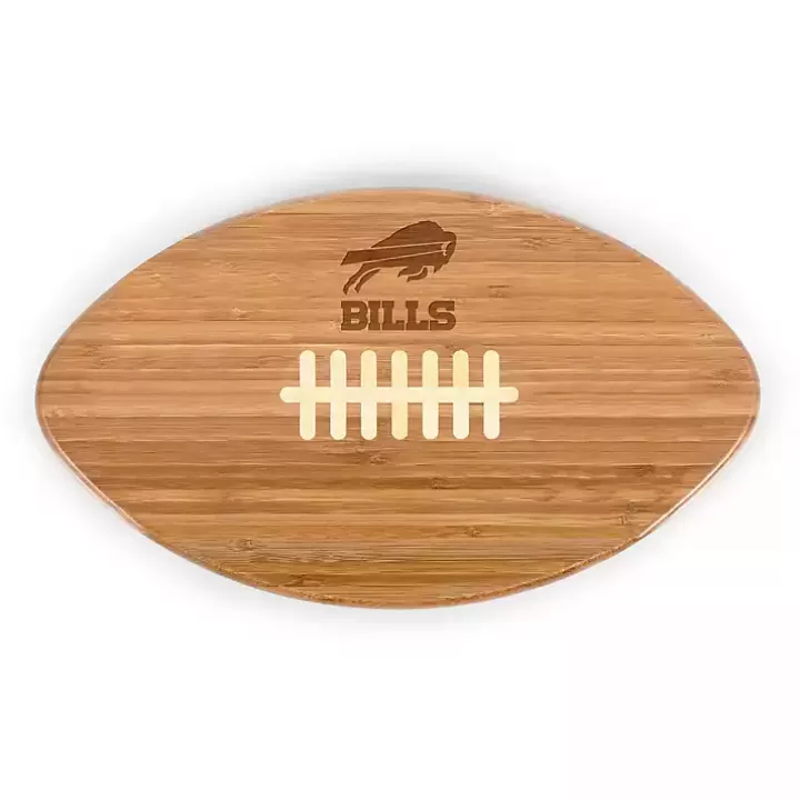 Discount Buffalo Bills Bamboo Football Cutting Board Serving & Entertaining
