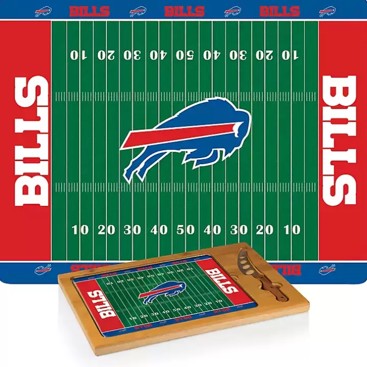 Cheap Buffalo Bills Cutting Board & Knife Set Serving & Entertaining