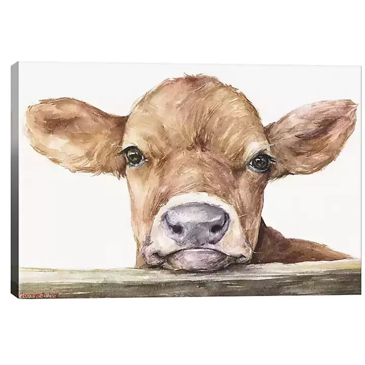 Flash Sale Calf Canvas Art Print, 26x18 Canvas Art