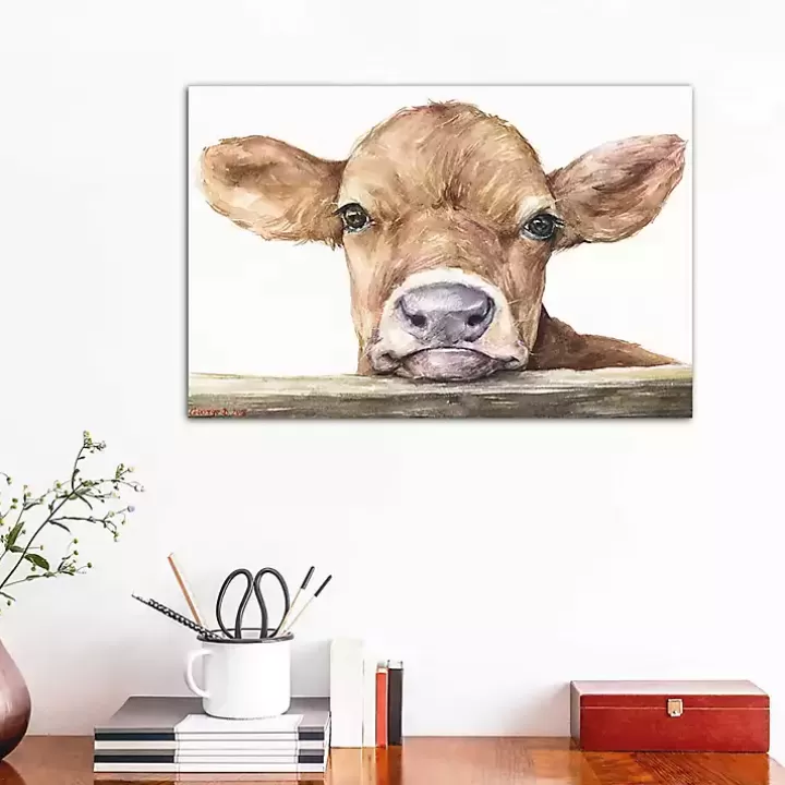 Flash Sale Calf Canvas Art Print, 26x18 Canvas Art