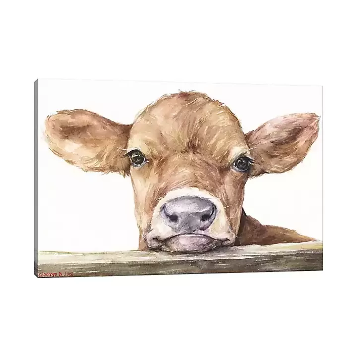 Hot Calf Giclee Canvas Art Print, 40x26 Canvas Art