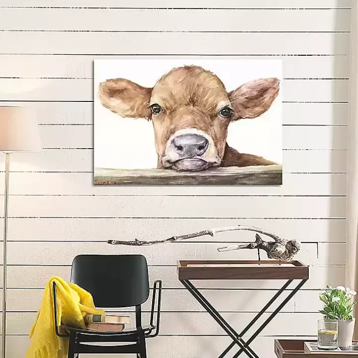 Hot Calf Giclee Canvas Art Print, 40x26 Canvas Art