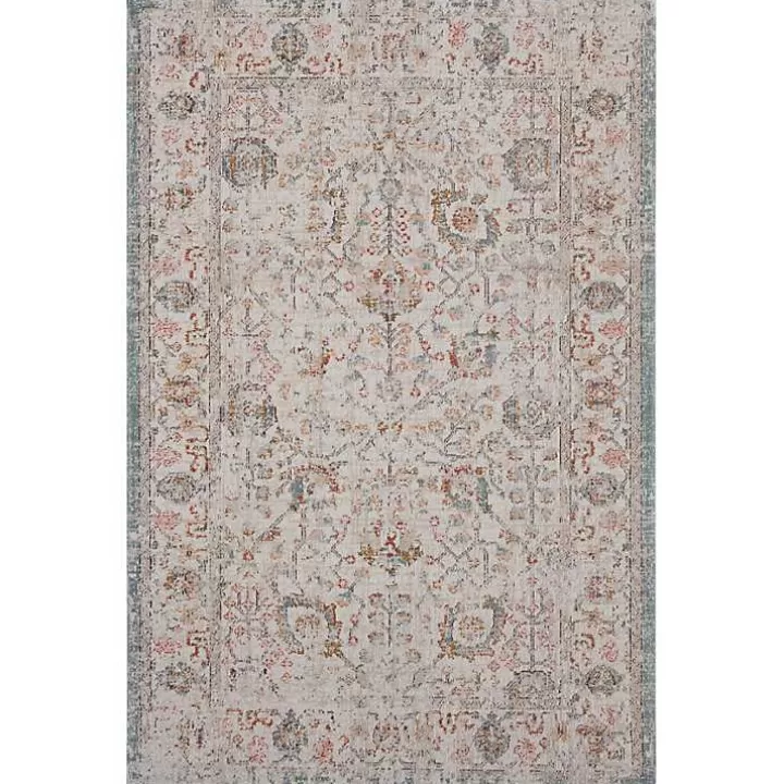 Sale Caramel Botanical Indoor/Outdoor Area Rug, 5x7 Outdoor Rugs