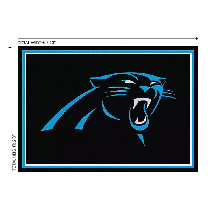 Discount Carolina Panthers Area Rug, 3x4 Area Rugs