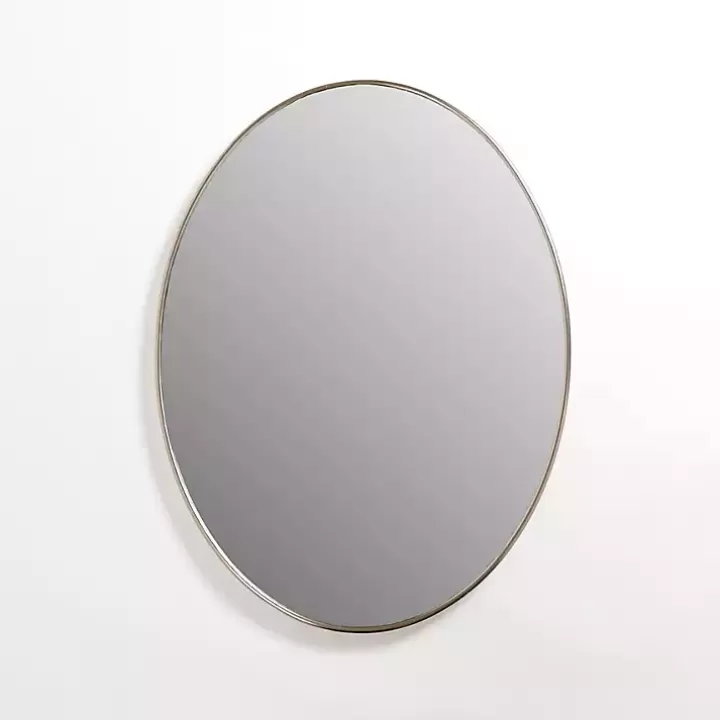 Online Champagne Nouveau Oval Wall Mirror Framed Mirrors