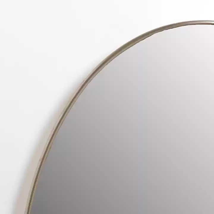 Online Champagne Nouveau Oval Wall Mirror Framed Mirrors