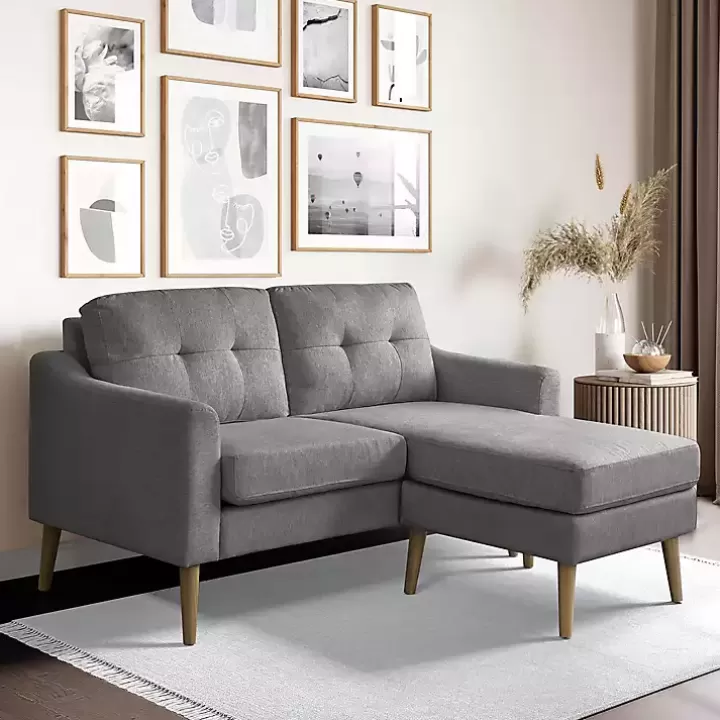 New Charcoal 2-pc. Loveseat & Ottoman Set Sofas & Loveseats