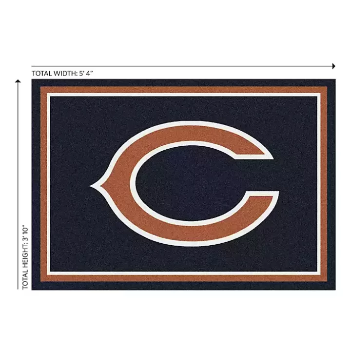 Fashion Chicago Bears Area Rug, 4x6 Area Rugs