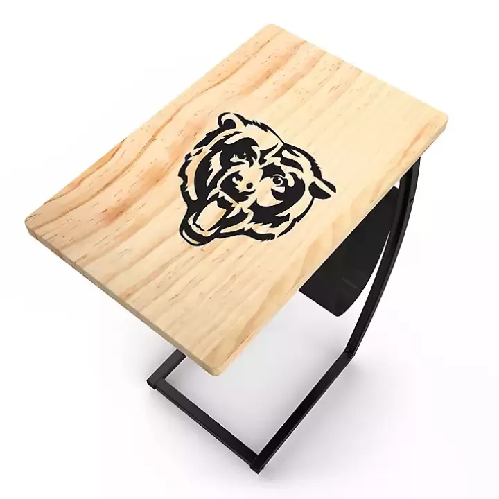 Outlet Chicago Bears Wood C-Table Accent & End Tables