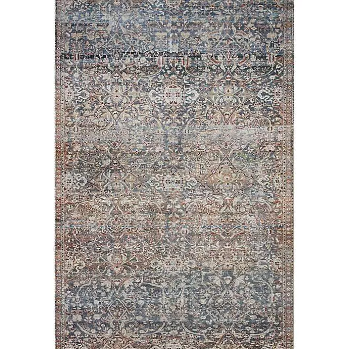 Fashion Chris Loves Julia x Loloi Jules Dark Blue Rug, 2x3 Area Rugs