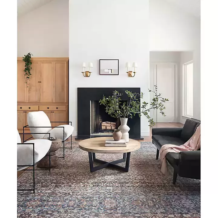 Fashion Chris Loves Julia x Loloi Jules Dark Blue Rug, 2x3 Area Rugs