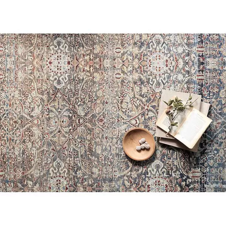 Fashion Chris Loves Julia x Loloi Jules Dark Blue Rug, 2x3 Area Rugs