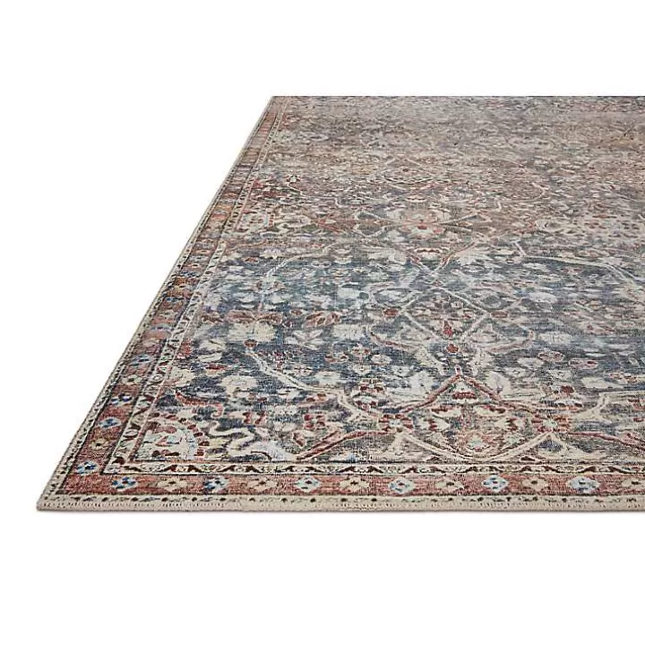 Fashion Chris Loves Julia x Loloi Jules Dark Blue Rug, 2x3 Area Rugs