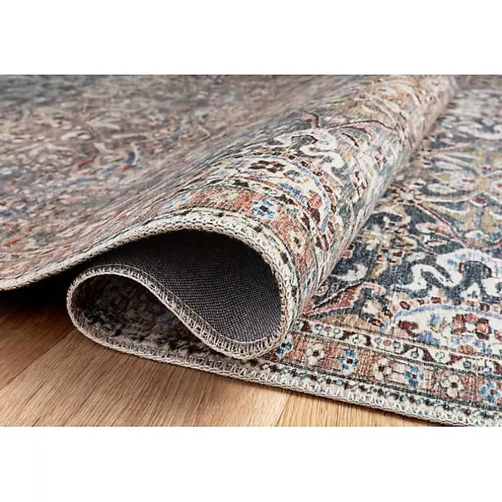 Fashion Chris Loves Julia x Loloi Jules Dark Blue Rug, 2x3 Area Rugs