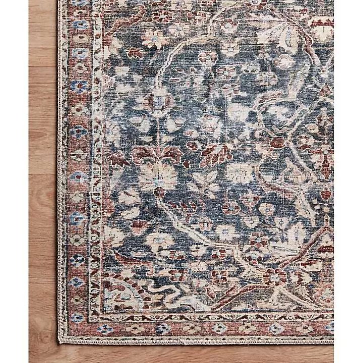 Fashion Chris Loves Julia x Loloi Jules Dark Blue Rug, 2x3 Area Rugs