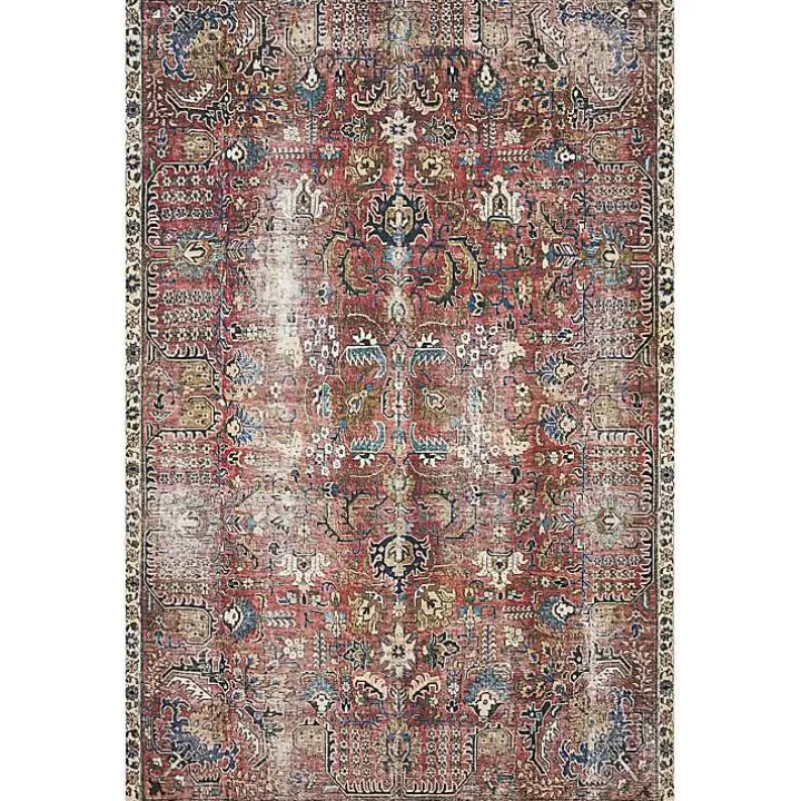 Best Sale Chris Loves Julia x Loloi Jules Merlot Runner, 2x3 Area Rugs