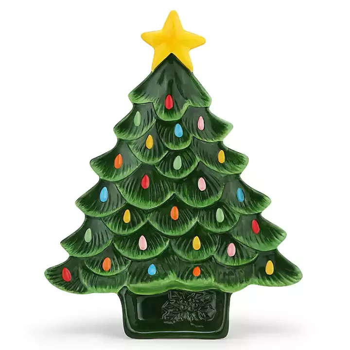 Online Christmas Tree Serving Platter Serving & Entertaining