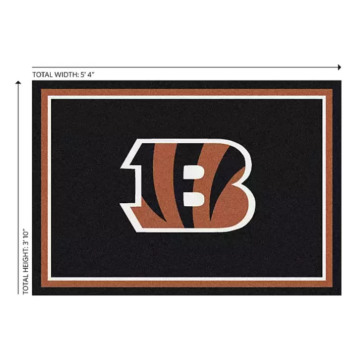 Store Cincinnati Bengals Area Rug, 4x6 Area Rugs