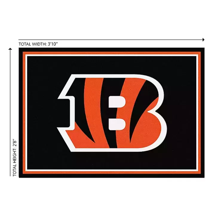 Hot Cincinnati Bengals Area Rug, 3x4 Area Rugs