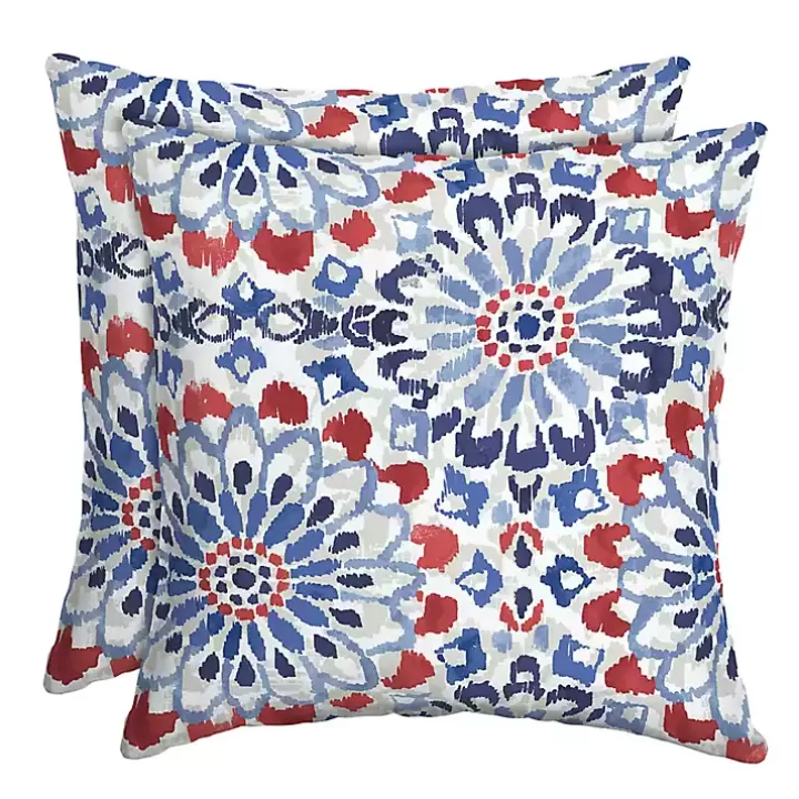 Outlet Clark Outdoor Pillows, Set of 2 Outdoor Cushions & Pillows