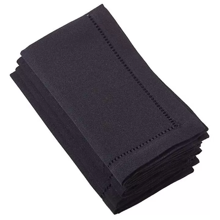 Store Classic Hemstitch Boarder Napkins, Set of 4 Table Linens