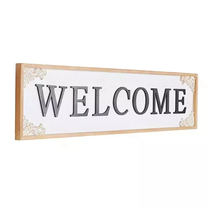 Hot Classic Wooden Welcome Wall Plaque Wall Quotes & Signs