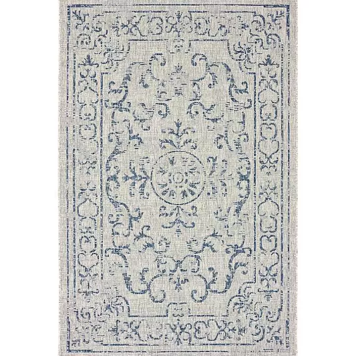 Clearance Classicism Sun Shower Outdoor Area Rug, 7x9 Outdoor Rugs