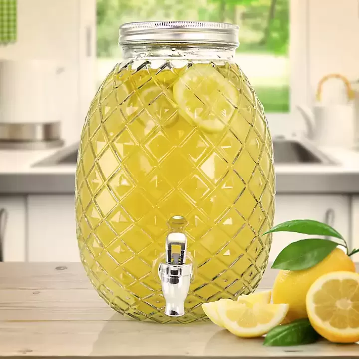 Fashion Glass Pineapple Beverage Dispenser Serving & Entertaining