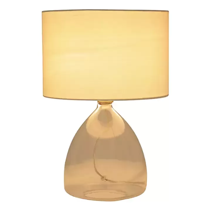 Store Clear Glass Tapered Table Lamps, Set of 2 Table Lamps