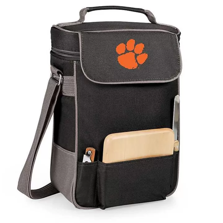 New Clemson Tigers Wine & Cheese Tote Barware