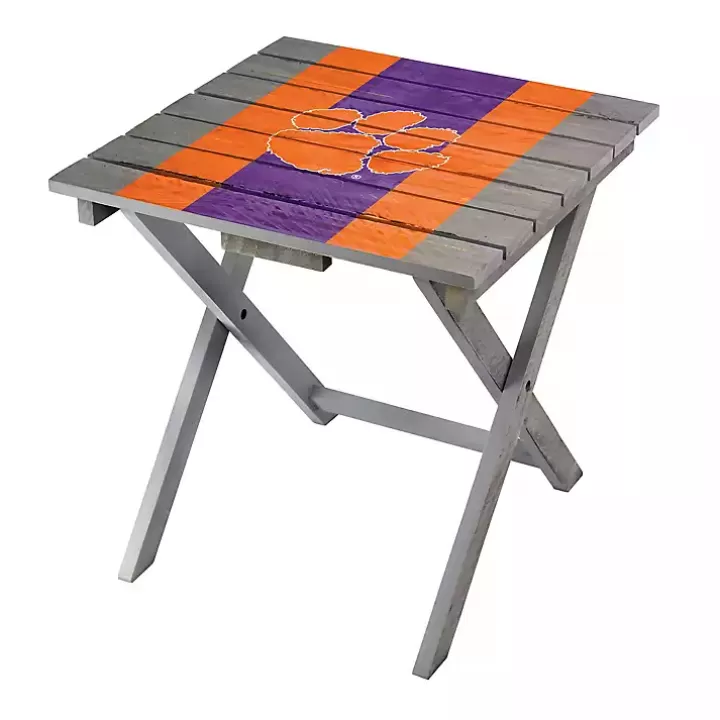 Fashion Clemson University Folding Outdoor Table Outdoor Tables