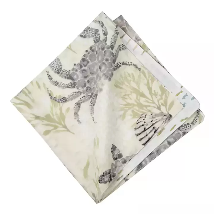 Sale Coastal Cotton Napkins, Set of 6 Table Linens