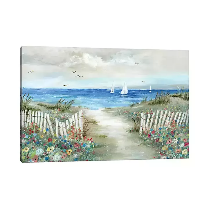 Store Coastal Garden Canvas Art Print Canvas Art