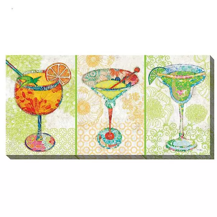 Cheap Cocktail Hour Outdoor Canvas Art Print Outdoor Wall Decor