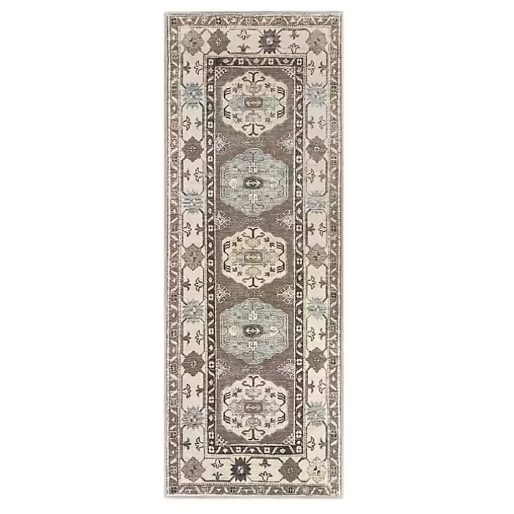 New Coffee Shary Washable Runner, 2x7 Area Rugs