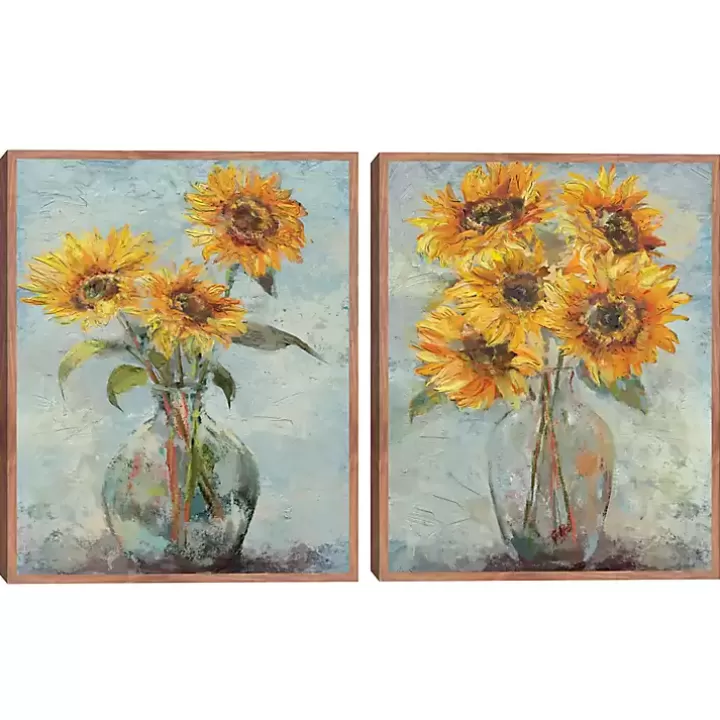 Outlet Collected Sunnies Framed Canvas Prints, Set of 2 Canvas Art