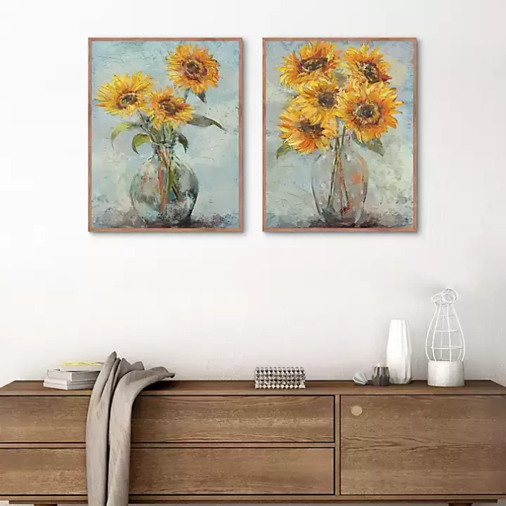 Outlet Collected Sunnies Framed Canvas Prints, Set of 2 Canvas Art