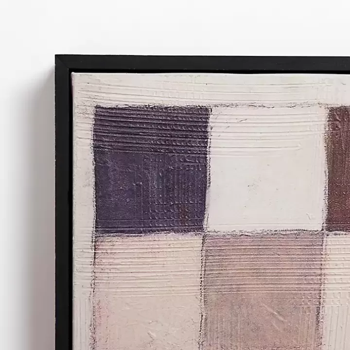 Discount Color Block Squares Framed Canvas Art Print Canvas Art
